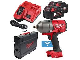 Milwaukee M18 ONEFHIWF12-502X FUEL 18V 2 x 5.0Ah Li-Ion RedLithium Brushless Cordless ONE-KEY Impact Wrench