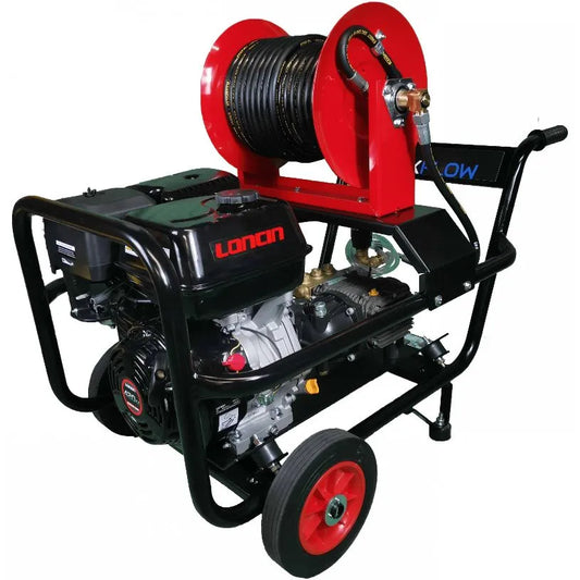 Loncin Industrial 14Hp Power Washer 3000 PSI With Reel | Comet Pump