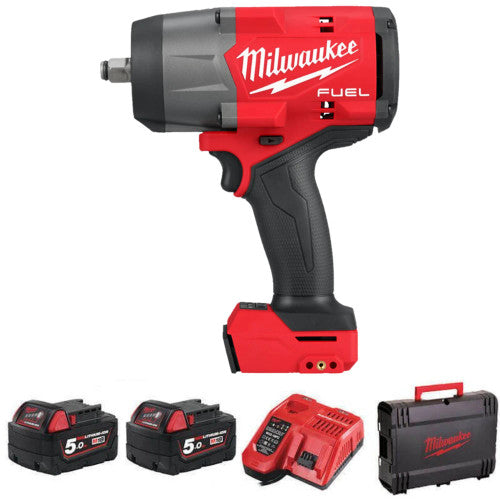 Milwaukee M18 Fuel High Torque Impact Wrench with Friction Ring M18FHIW2F12-502X