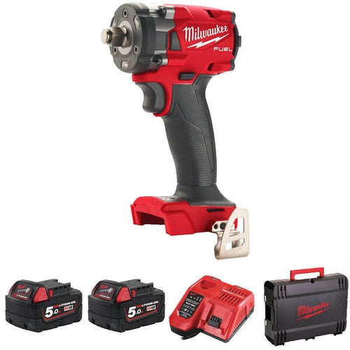 MILWAUKEE IMPACT GUN M18FIW2F12-502X - FUEL COMPACT 1/2" IMPACT WRENCH
