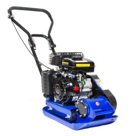 Hyundai 196cc Petrol Plate Compactor / Wacker Plate with Wheel Kit and Paving Pad