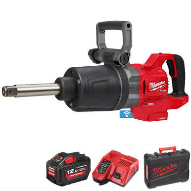 Milwaukee M18 Fuel 1"Dr D Handle Impact Wrench M18ONEFHIWF1D-0C